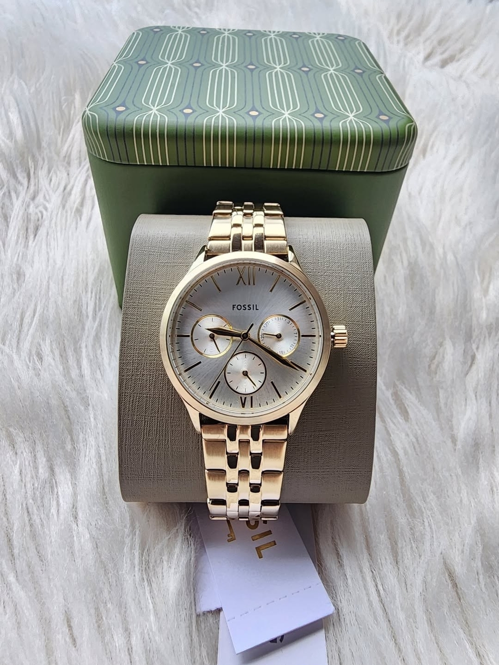 Fossil Original New Women's Gold Stainless Steel Multi-Function Watch